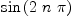 
\label{eq40}\sin \left({2 \  n \  \pi}\right)