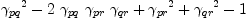 
\label{eq68}{{��_{pq}}^{2}}-{2 \ {��_{pq}}\ {��_{pr}}\ {��_{qr}}}+{{��_{pr}}^{2}}+{{��_{qr}}^{2}}- 1