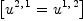 
\label{eq23}\left[{{u^{2, \: 1}}={u^{1, \: 2}}}\right]