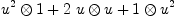 
\label{eq4}{{{u}^{2}}\otimes 1}+{2 \ {u \otimes u}}+{1 \otimes{{u}^{2}}}