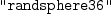 
\label{eq2}\verb#"randsphere36"#