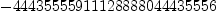 
\label{eq24}-{44435555911128888044435556}