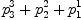 
\label{eq4}{p_{3}^{3}}+{p_{2}^{2}}+{p_{1}^{1}}