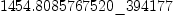 
\label{eq2}1454.8085767520 \<u> 394177