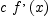 
\label{eq33}c \ {{f_{\ }^{,}}\left({x}\right)}