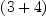 
\label{eq3}(3 + 4)