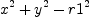 
\label{eq30}{{x}^{2}}+{{y}^{2}}-{{r 1}^{2}}