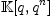 \mathbb K[q, q^n]