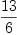 
\label{eq4}{13}\over 6