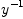 
\label{eq5}{y}^{- 1}