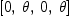 
\label{eq18}\left[ 0, \: \theta , \: 0, \: \theta \right]
